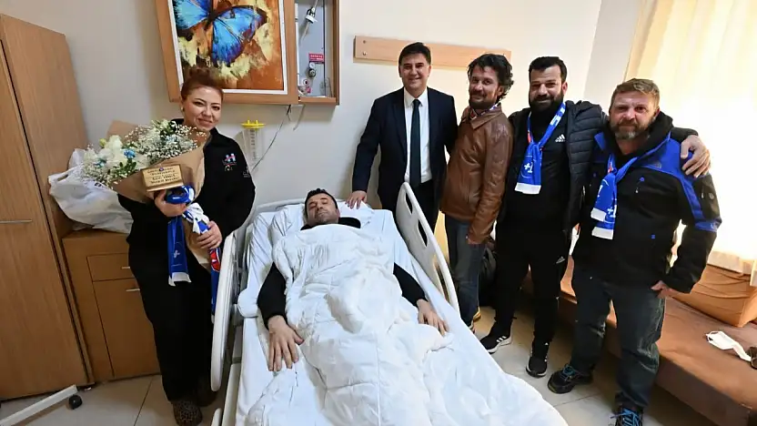 Fethiyespor–Galatasaray maçında yaralanan  Murat Bayat'tan sevindirici haber