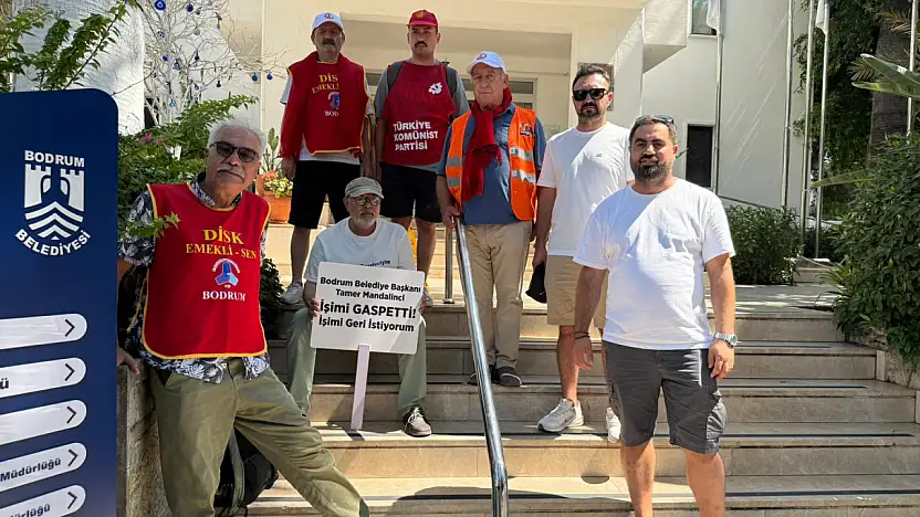 Gazeteci Özbaş belediye önünde direnişte: 'Haksızlığa sessiz kalmayacağım!'
