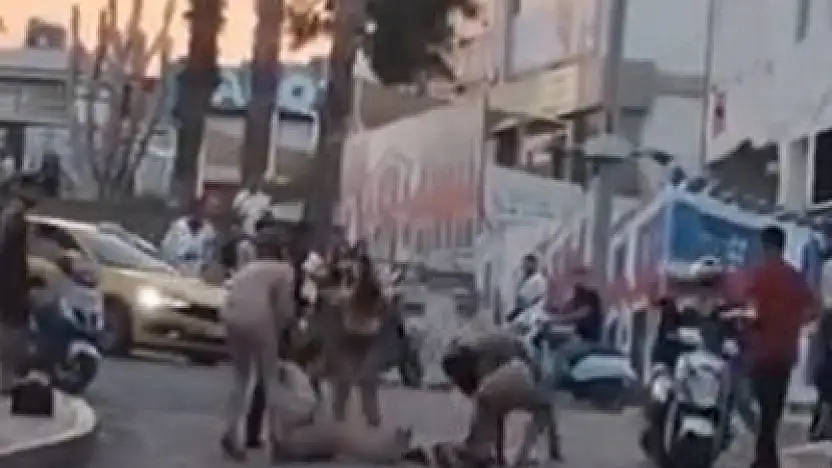 Gümbet barlar sokağında kadınlar ortalığı birbirine kattı