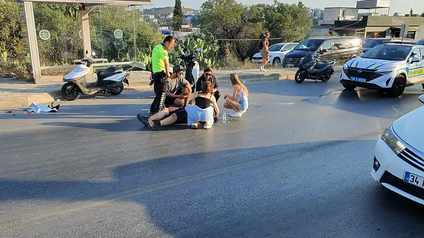Hapşırık Kazaya Neden Oldu! Motosiklet Otomobile Çarptı!