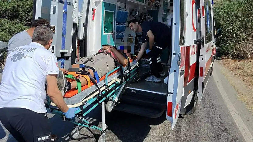 İçmeler yolunda korkutan kaza! 1 sürücü yaralandı!