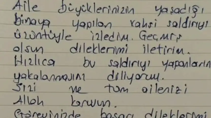 İmamoğlu'ndan Aras'a geçmiş olsun mektubu