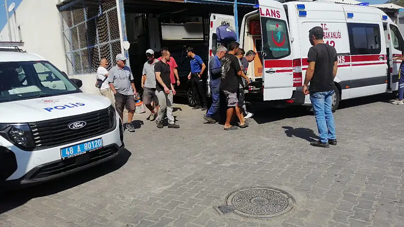 İş yerinde talihsiz kaza !