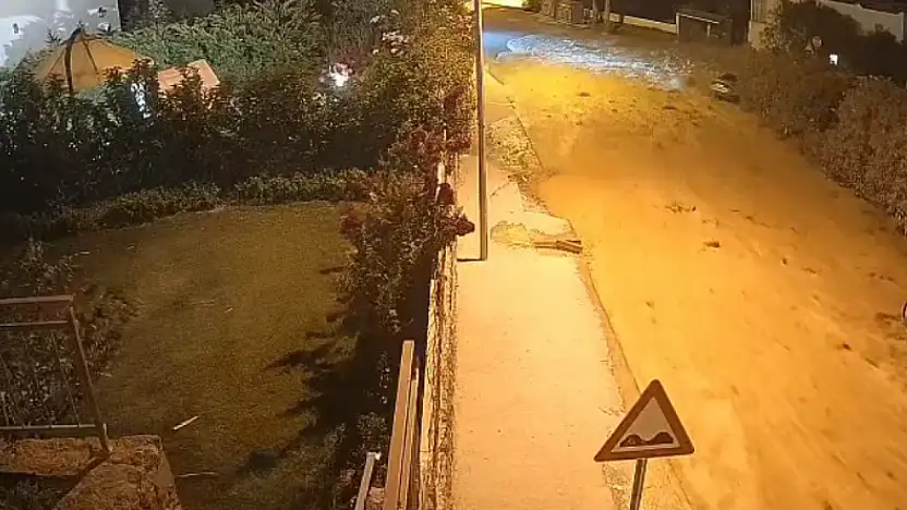 İsale hattı patlağına ait kamera görüntüleri ortaya çıktı