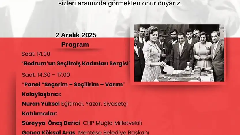 Kadınlara Seçme Ve Seçilme Hakkı'nın 91. Yılı kutlanacak