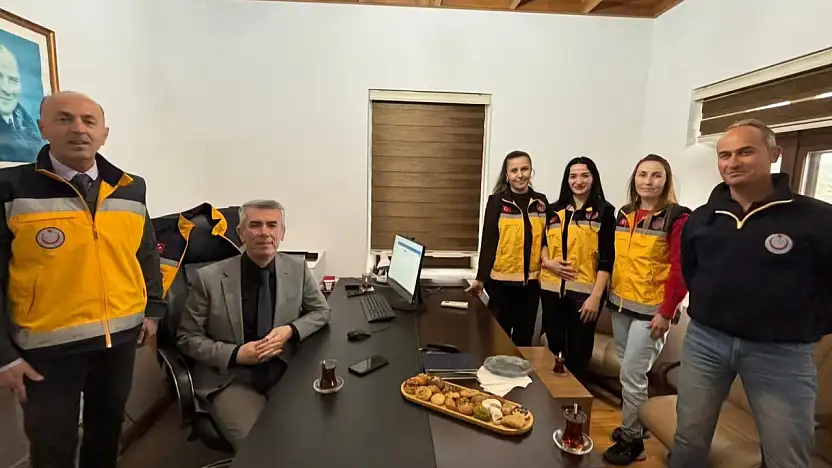 Kaymakam Ali Sırmalı'dan Bodrum sahil sağlık denetleme merkezi'ne ziyaret