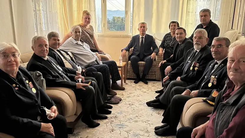 Kıbrıs Gazisi Ali Delice'ye geçmiş olsun ziyareti