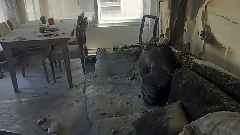 Kısa Devre Yangına Sebep Oldu! 2 Kişi Yaralandı!