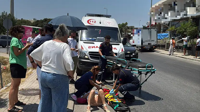 Konacık'ta yayaya otomobil çarptı! Yaya hastaneye kaldırıldı!