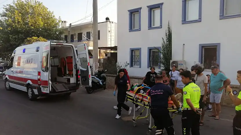 Kontrolü kaybetti, bahçe kapısında dur