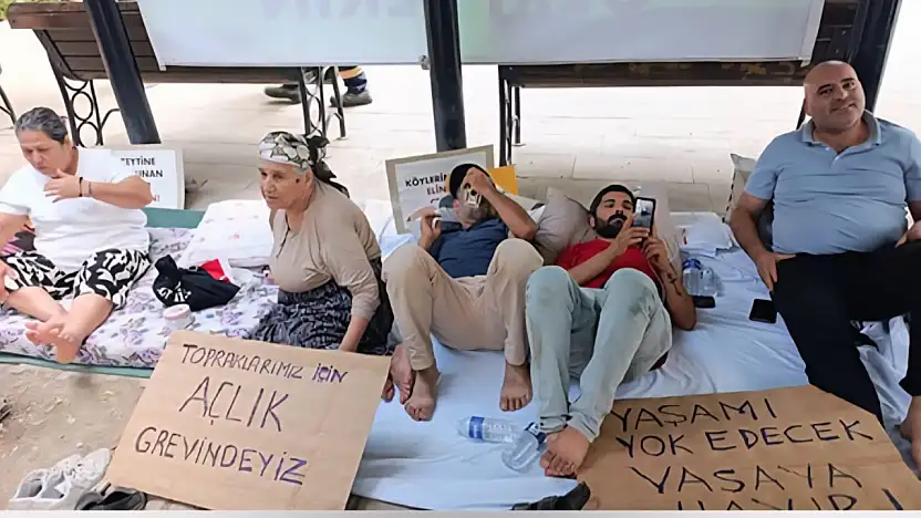 Köylülerden açlık greviyle direniş: 'Ya sesimizi duyun, ya da bizi öldüreceksiniz!'