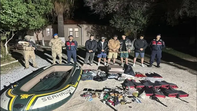 Kuşadası'nda 5 kaçak göçmen yakalandı