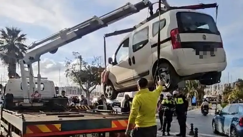 Liman girişinde maddi hasarlı kaza