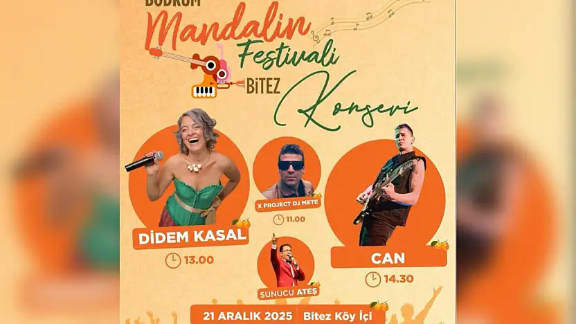 Mandalina Festivali Başlıyor