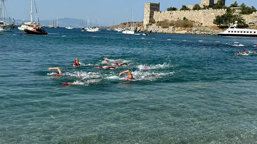 Memorial ve yüzme federasyonu, Bodrum'da sağlığa kulaç attı
