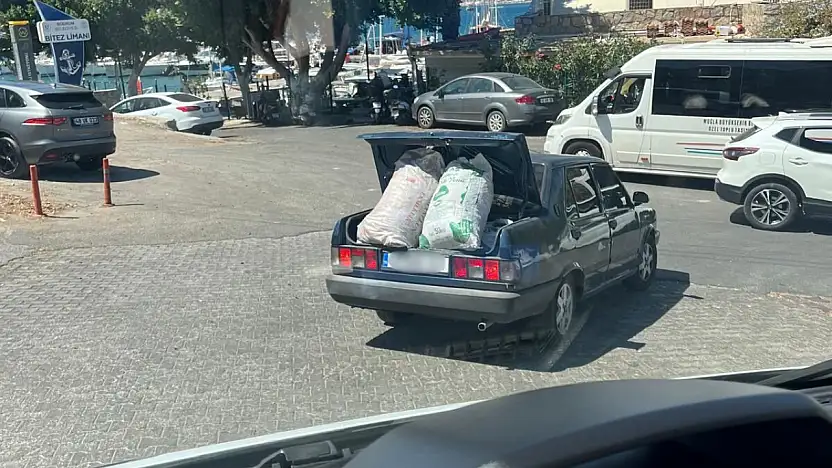 Molozlar çöp konteynerine atıldı !