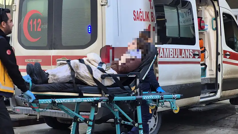 Motosiklet kazası kadın sürücü yaralandı