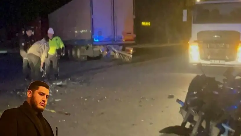 Motosiklet tıra çarptı: 1 ölü