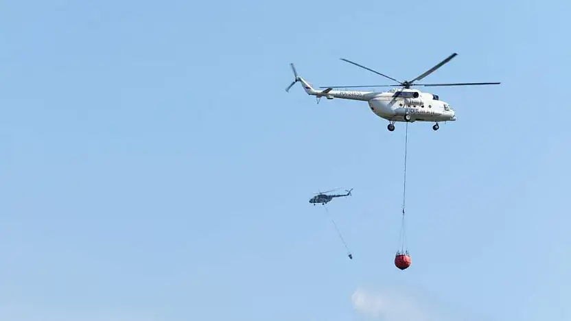 OGM'den orman yangınlarına 9 helikopterlik hava filosu