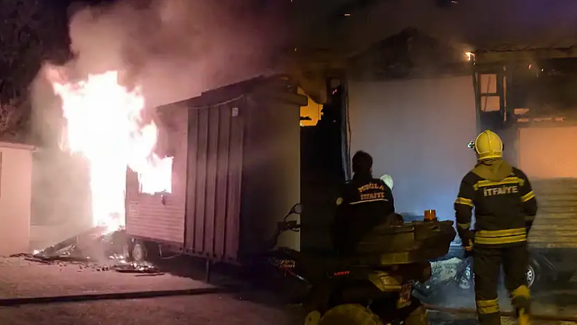 Önce bıçaklı kavga sonra yangın aynı adreste peş peşe olaylar