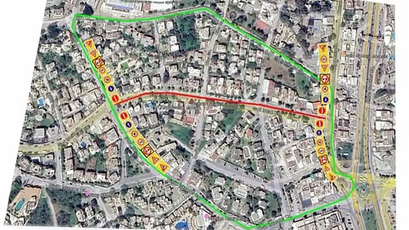 Sadi Irmak Caddesi geçici olarak trafiğe kapatıldı