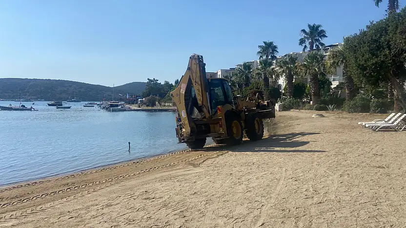 Sahilde kimyasal İzleri! Zabıta ekipleri anında müdahale etti!