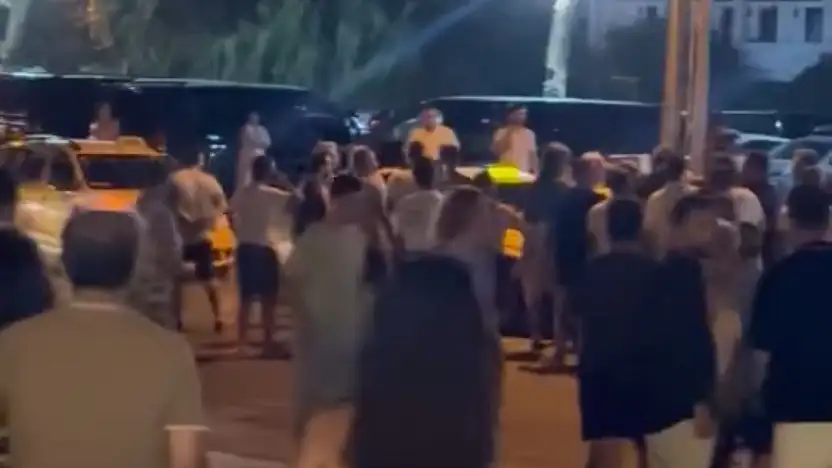 Şöförler arasında kavga çıktı ! Polis ekipleri müdahale etti !