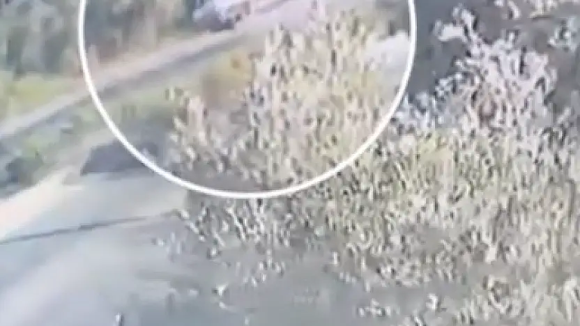 Takla atan kamyonetin görüntüleri ortaya çıktı!