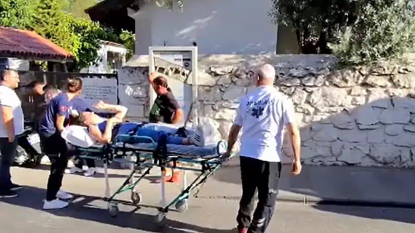 Turgutreis caddesi'nde motosiklet kazası: 1 kişi yaralandı