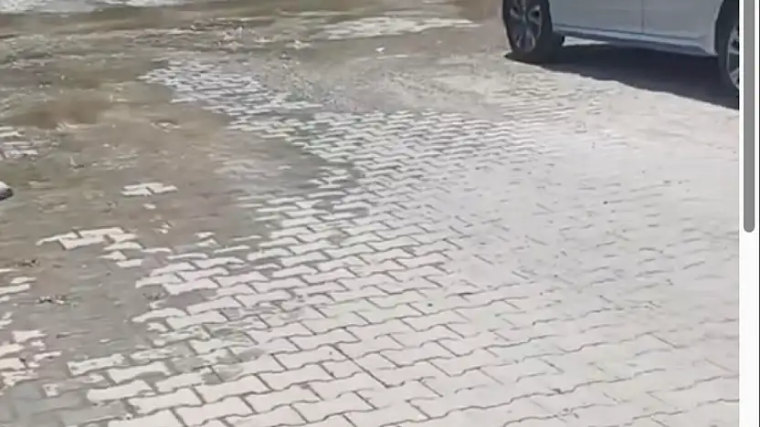 Turgutreis'teki su patlağı mahalleliyi endişelendiriyor