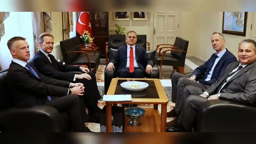 Vali Akbıyık Belçika Büyükelçisi ve Konsolosu'nu ağırladı