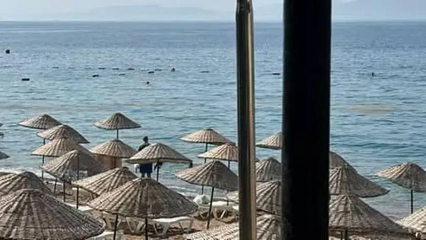 Yalıçiftlik sahilinde sintine skandalı