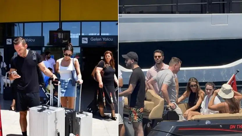 Yaz tatiline çıkan ünlü çiftler Bodrum'da objektiflere takıldı.