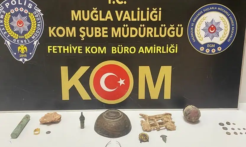 132 adet tarihi eser ele geçirildi