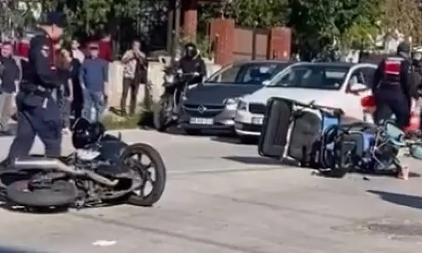 2 motosiklet kafa kafaya çarpıştı 1 ölü