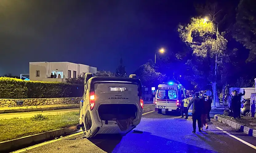 Alkollü sürücü kaza yaptı 1 yaralı