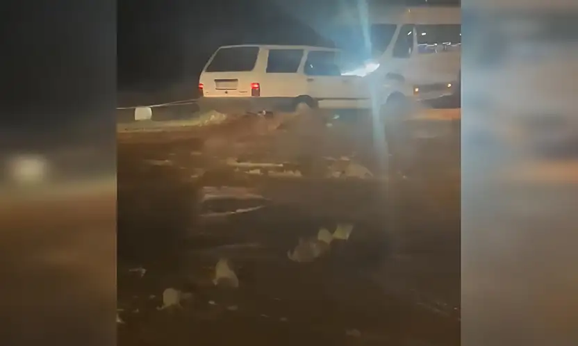 Ana isale hattında patlama meydana geldi