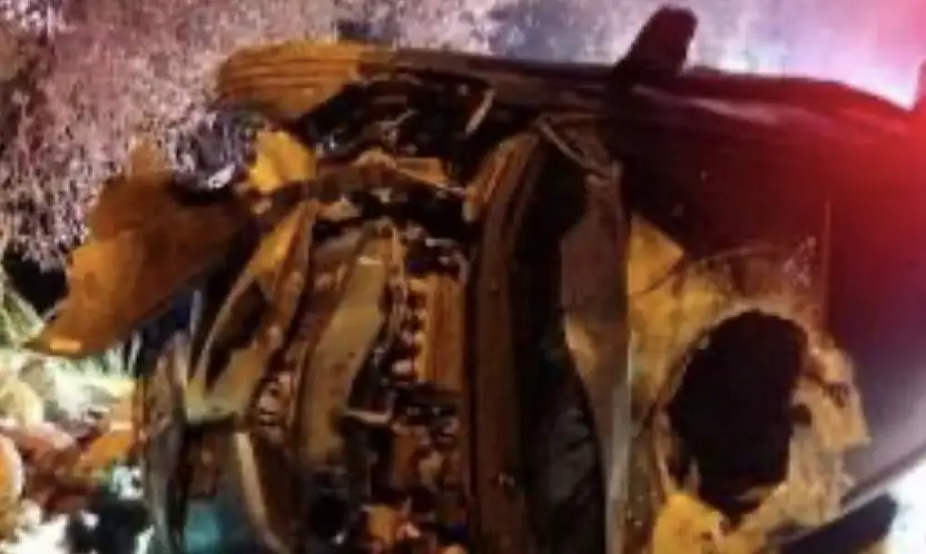 Araç hurdaya döndü