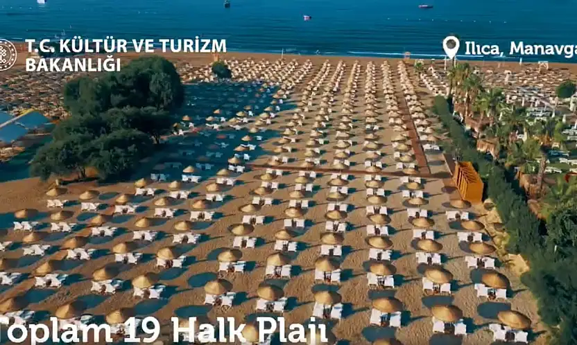 Bakan Ersoy: 3 milyon 252 bin 769 kişi, bugüne kadar halk plajlarımızdan faydalandı