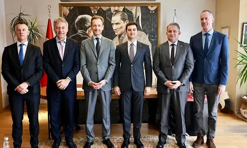 Başkan Mandalinci Belçika Heyetini ağırladı