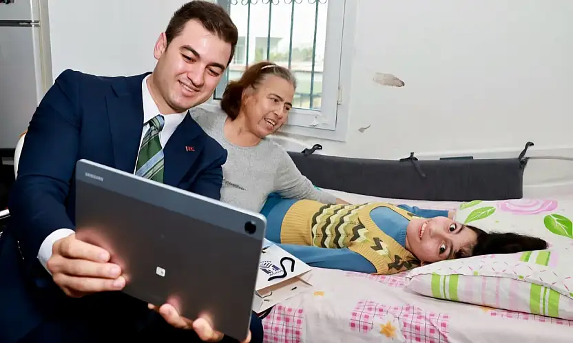 Başkan Mandalinci'den Gülsiye'ye umut ziyareti