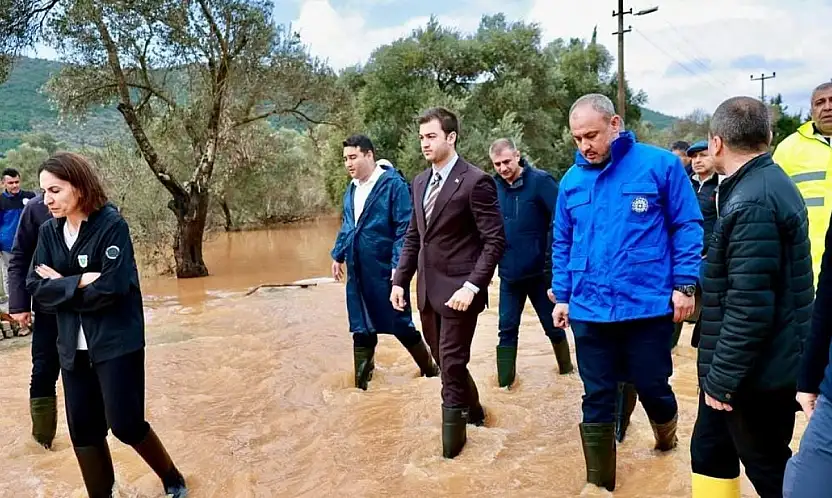 Başkan Mandalinci Selin izlerini Kızılağaç'ta inceledi