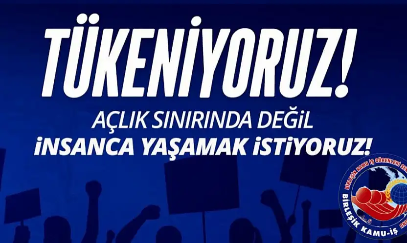 Birleşik Kamu-İş iş bırakma eylemi gerçekleştirdi