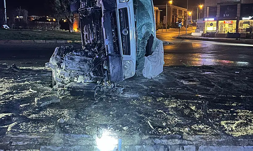 Bitez'te alkollü sürücü ortalığı savaş alanına çevirdi