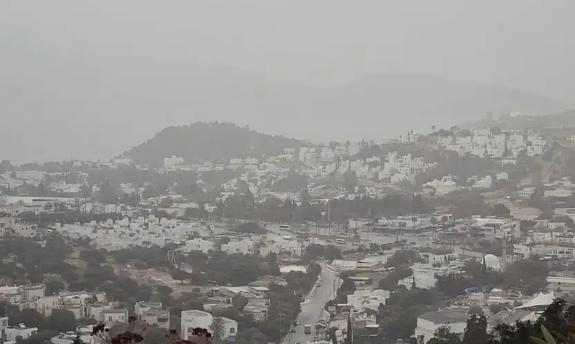 Bodrum'a toz taşınımı geliyor