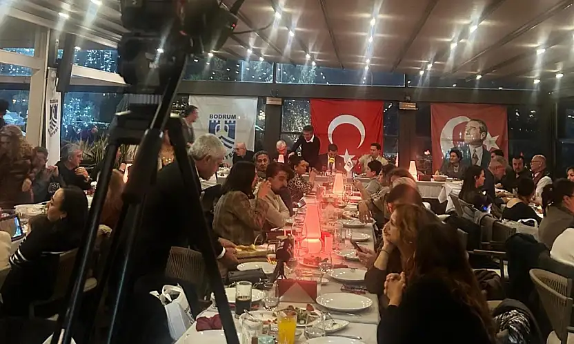 Bodrum'da 10 Ocak Çalışan Gazeteciler Günü yemeği düzenlendi