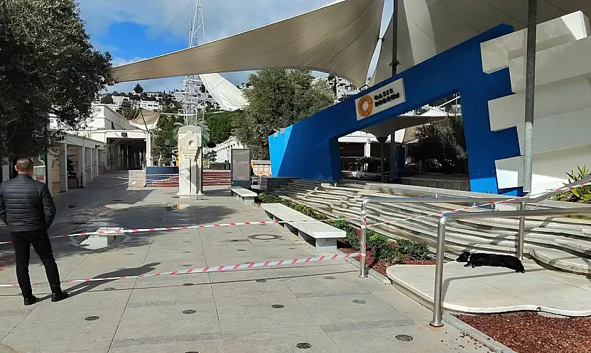 Bodrum'da bir AVM'de müşteriler tahliye edildi