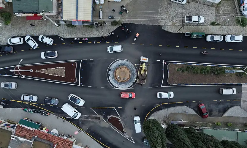 Bodrum'da Müskebi kavşağı tamamlandı