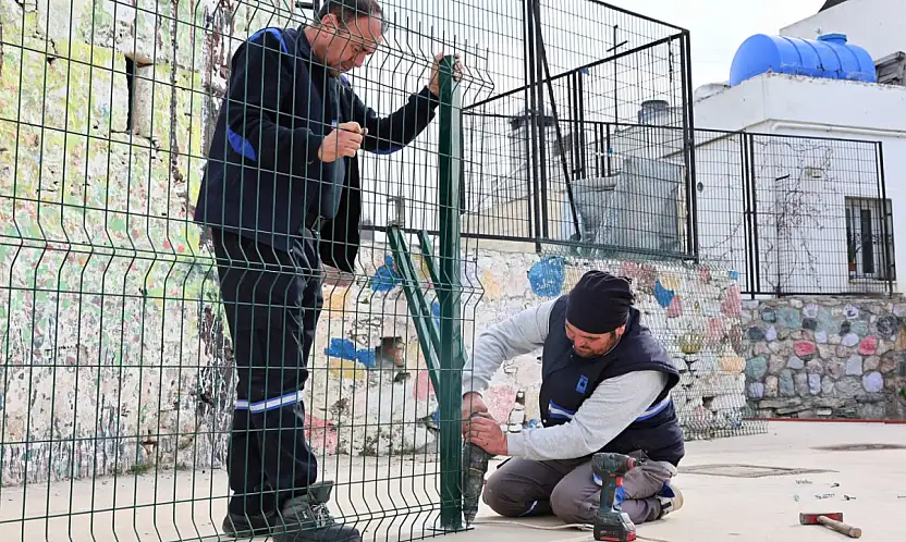 Bodrum'da okullara kapsamlı bakım ve onarım