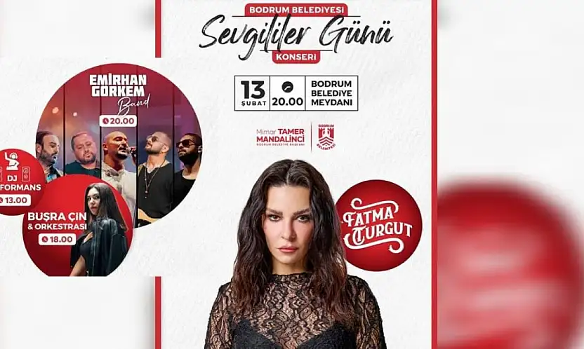 Bodrum'da sevgililer günü coşkusu Fatma Turgut ve Emirhan Görkem meydanda